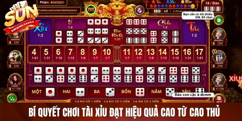 Bí quyết chơi tài xỉu đạt hiệu quả cao từ cao thủ Bí quyết chơi tài xỉu đạt hiệu quả cao từ cao thủ