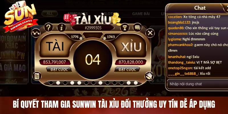 Bí quyết tham gia SUNWIN tài xỉu đổi thưởng uy tín dễ áp dụng Bí quyết tham gia SUNWIN tài xỉu đổi thưởng uy tín dễ áp dụng