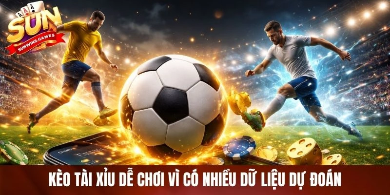 Kèo tài xỉu dễ chơi vì có nhiều dữ liệu dự đoán Kèo tài xỉu dễ chơi vì có nhiều dữ liệu dự đoán