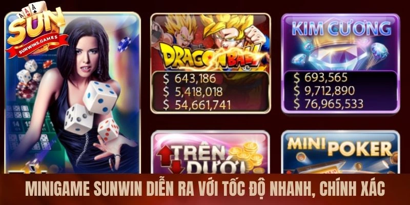 Minigame SUNWIN diễn ra với tốc độ nhanh, chính xác Minigame SUNWIN diễn ra với tốc độ nhanh, chính xác