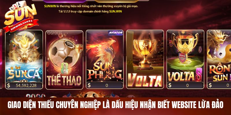 Giao diện thiếu chuyên nghiệp là dấu hiệu nhận biết website lừa đảo Giao diện thiếu chuyên nghiệp là dấu hiệu nhận biết website lừa đảo